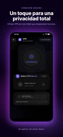 Captura de pantalla de Nyx VPN: Proxy Rápido en iPhone 2