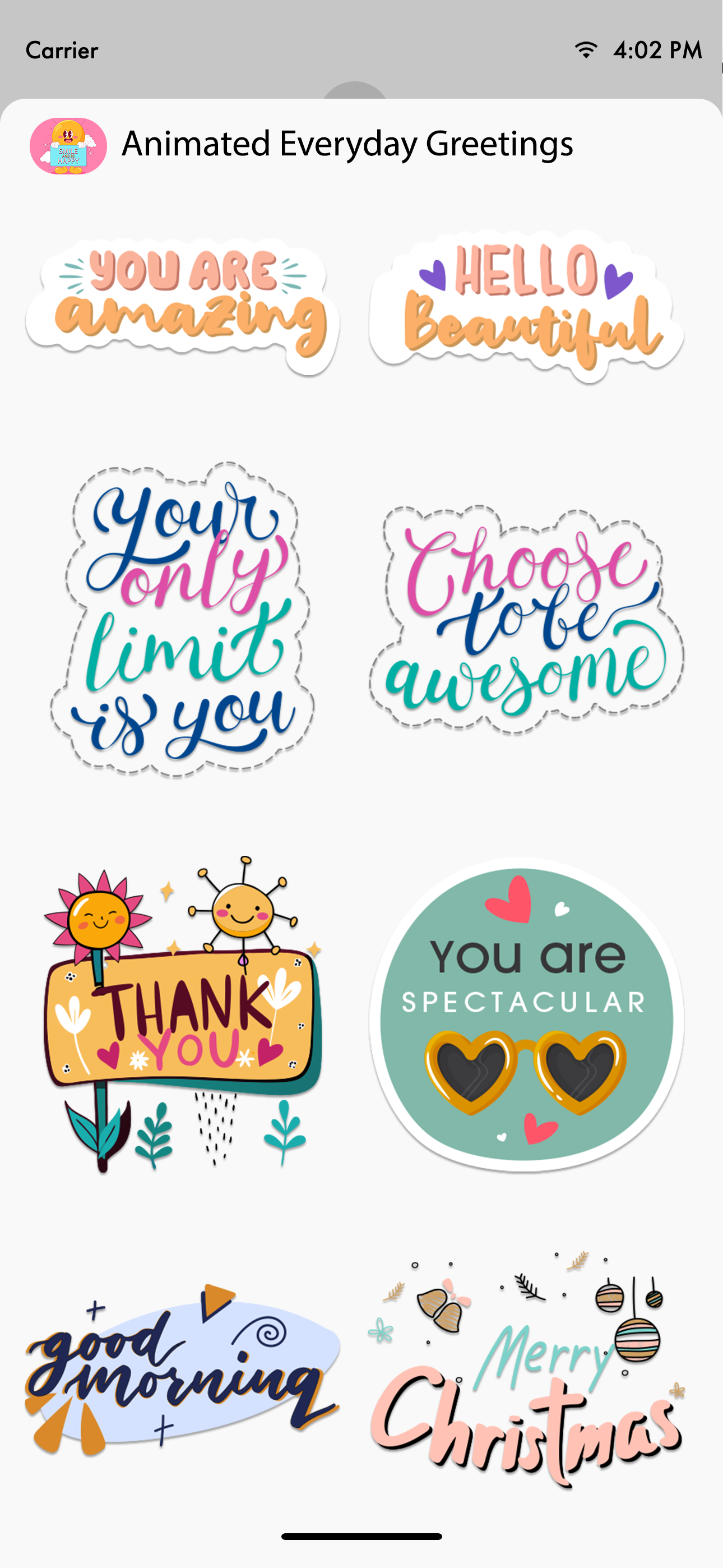Animated EVERYDAY Greetings screenshot 3