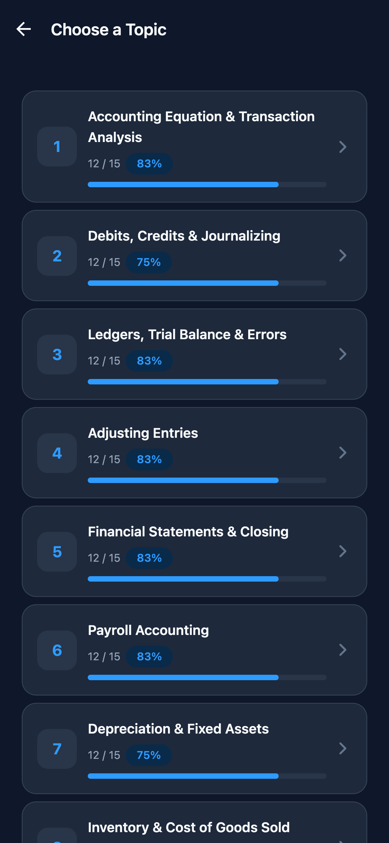 Bookkeeping Certified Prep screenshot 2