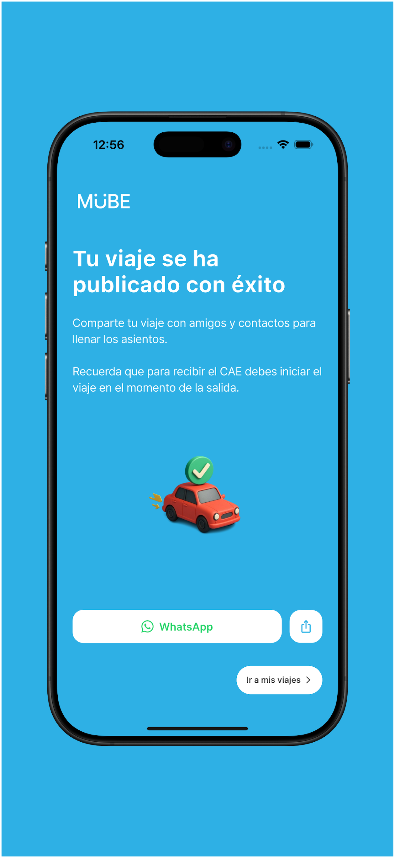 Mube - Viajes compartidos