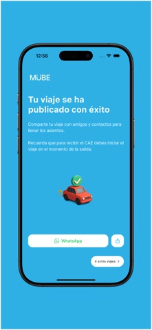 Mube - Viajes compartidos iPhone screenshot 4