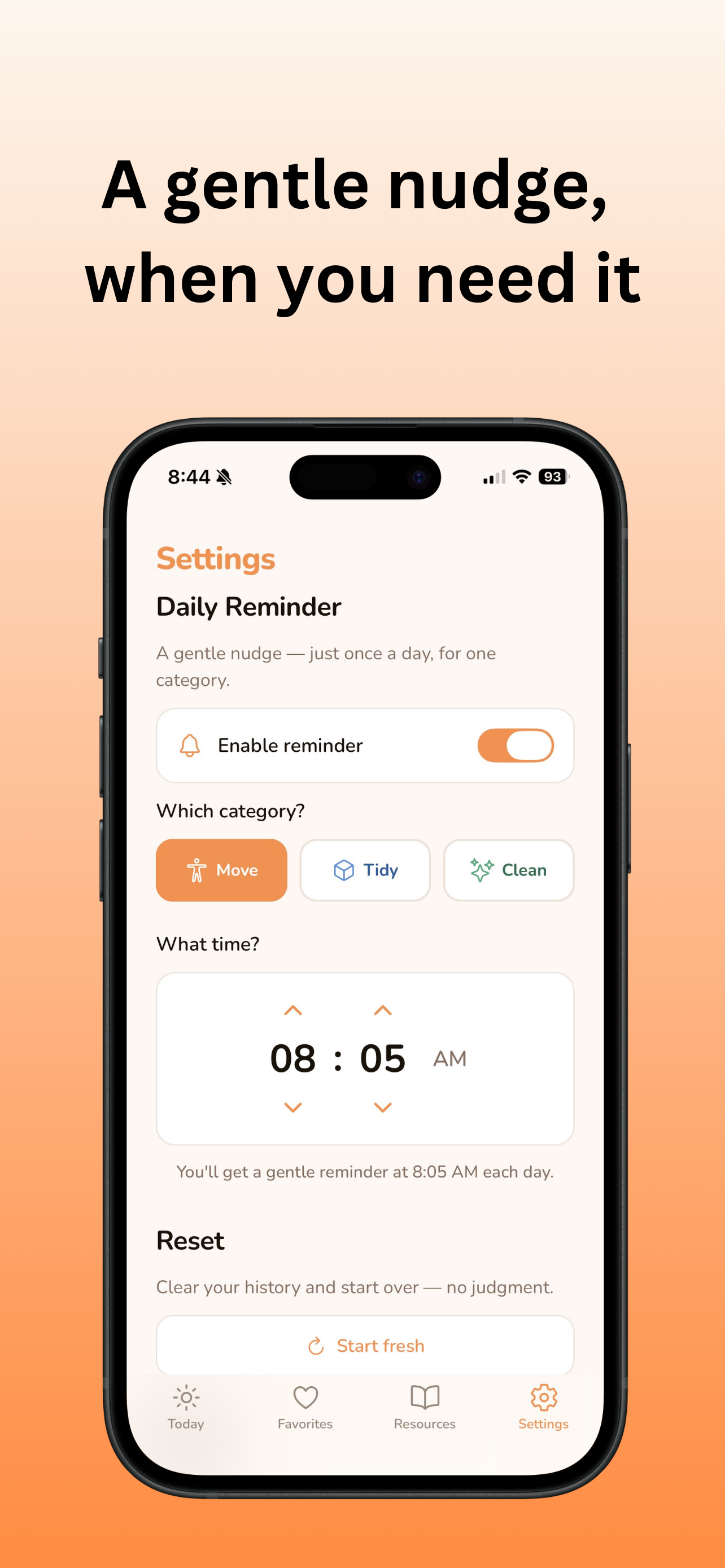 Just Start: Tiny Tasks