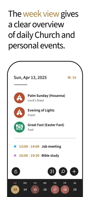 ChurchCal: Church Calendar screenshot 2