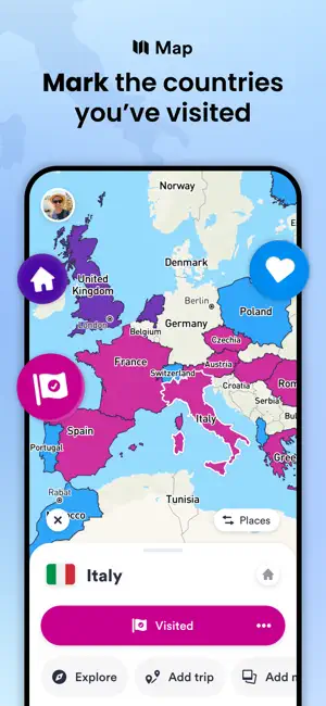 Skratch: Travel Map & eSIM screenshot 2