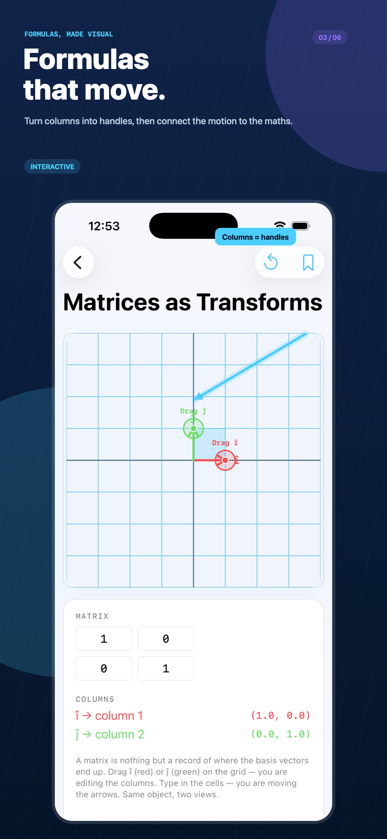 Linear Algebra : MatrixViz screenshot 5