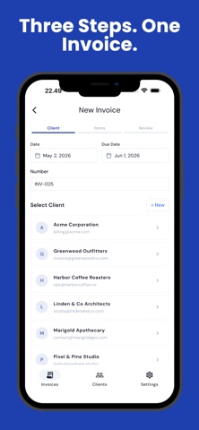 Invoice Maker & Receipt: PDF iPhone screenshot