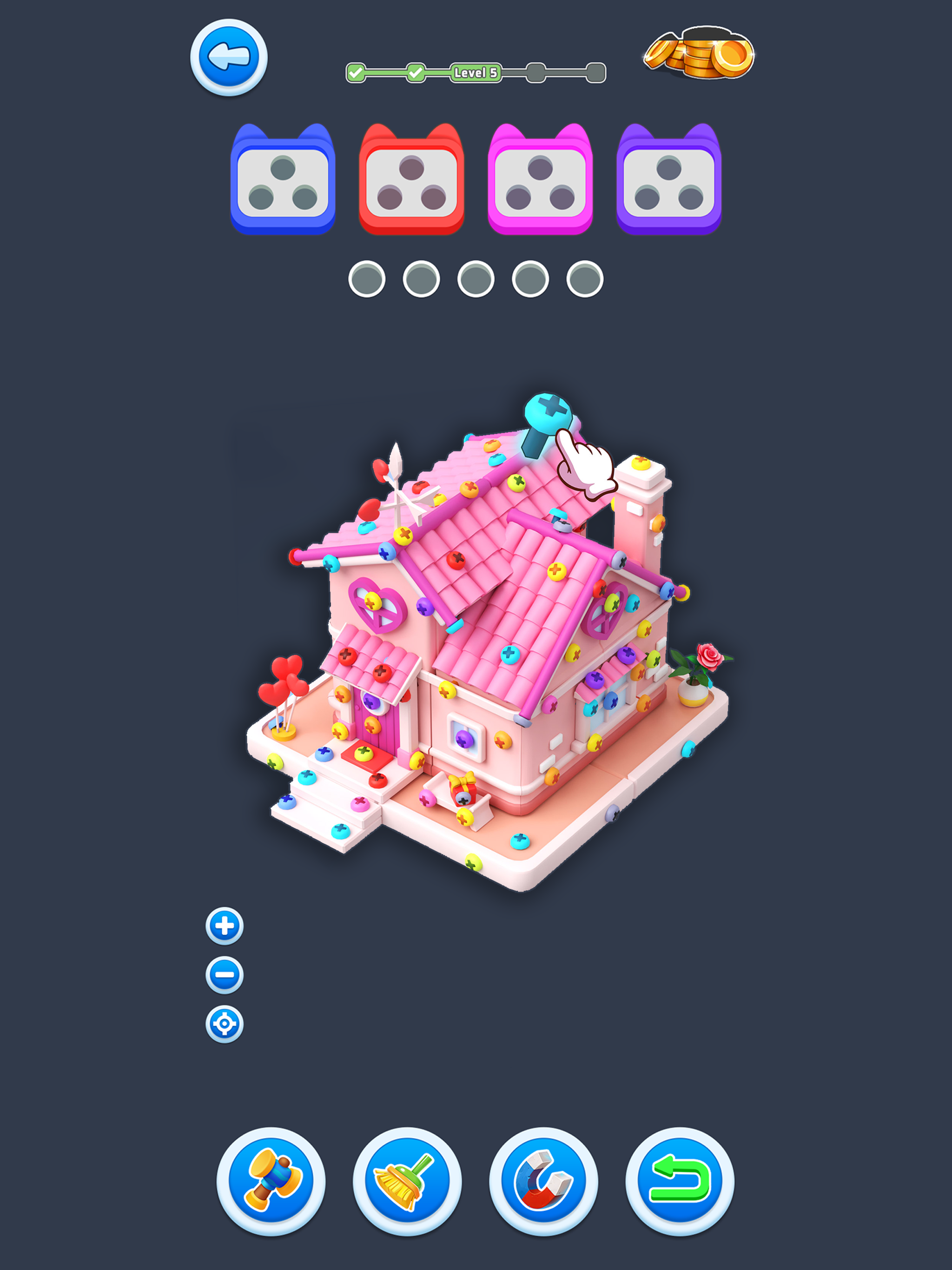 Unbolt Screw Sort Dom Puzzle