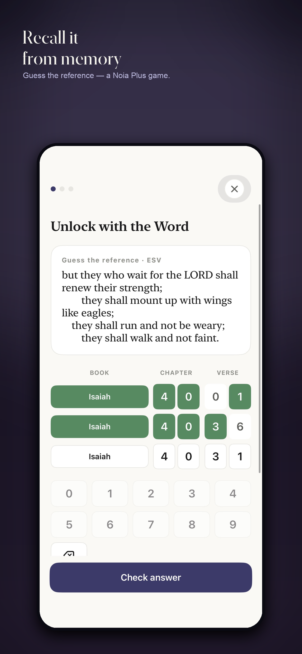 Noia: Scripture Focus screenshot 3