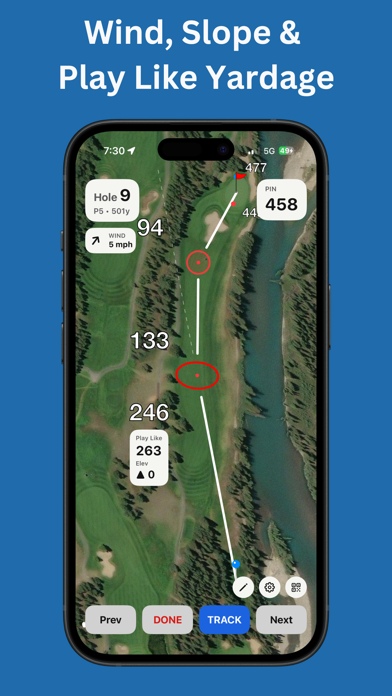 Screenshot #3 pour Golf GPS Range Finder: ForeFun