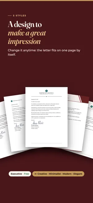 Recommendation letter screenshot 3