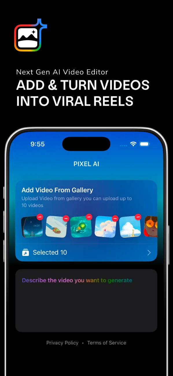 #1. PixelAI Video Maker (iOS) 由: OfPixel LLC