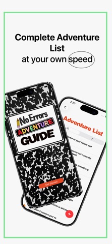 No Errors Adventure Guide iPhone screenshot