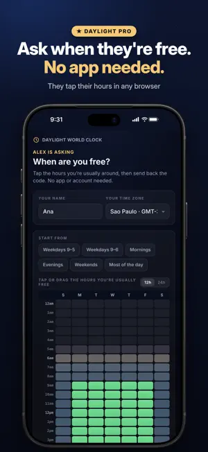 Daylight World Clock screenshot 4
