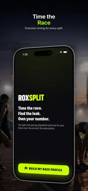 RoxSplit: Hyrox Race Timer screenshot 1