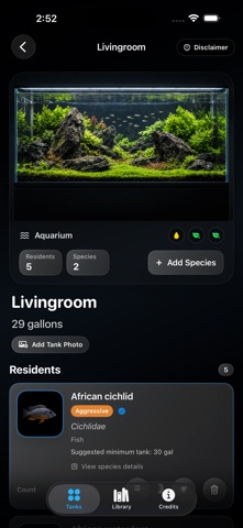 My Aquariums screenshot