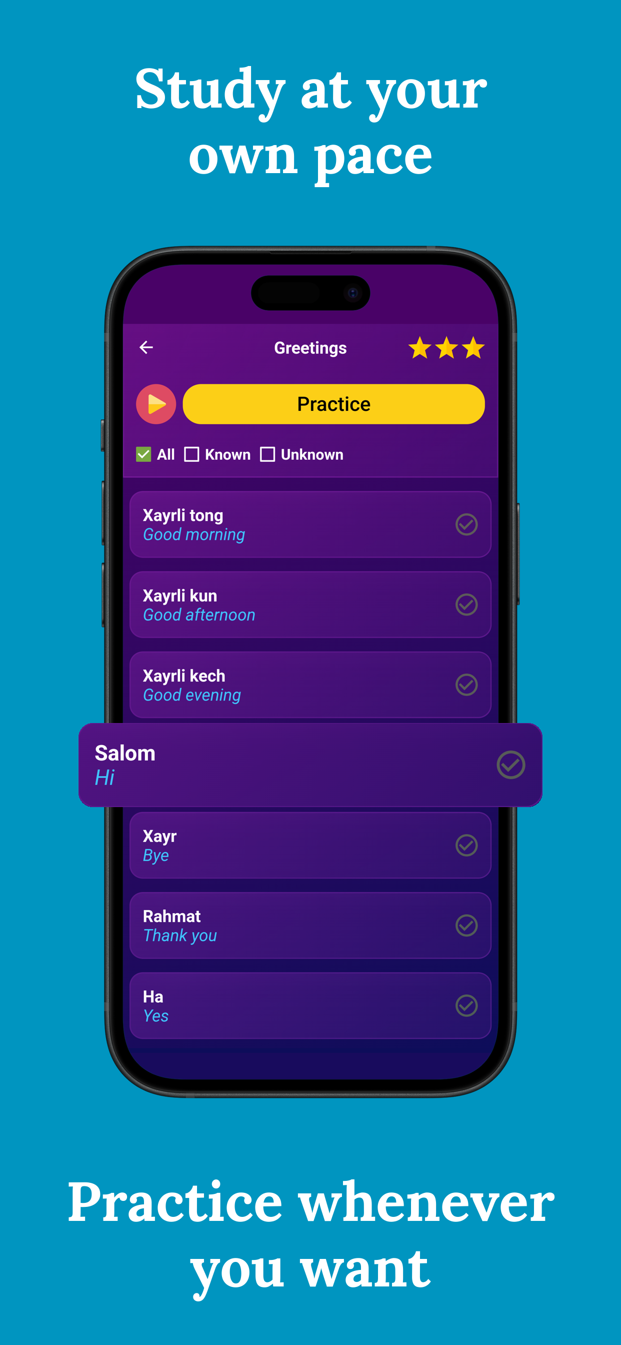 Learn Uzbek (Beginners) screenshot 3