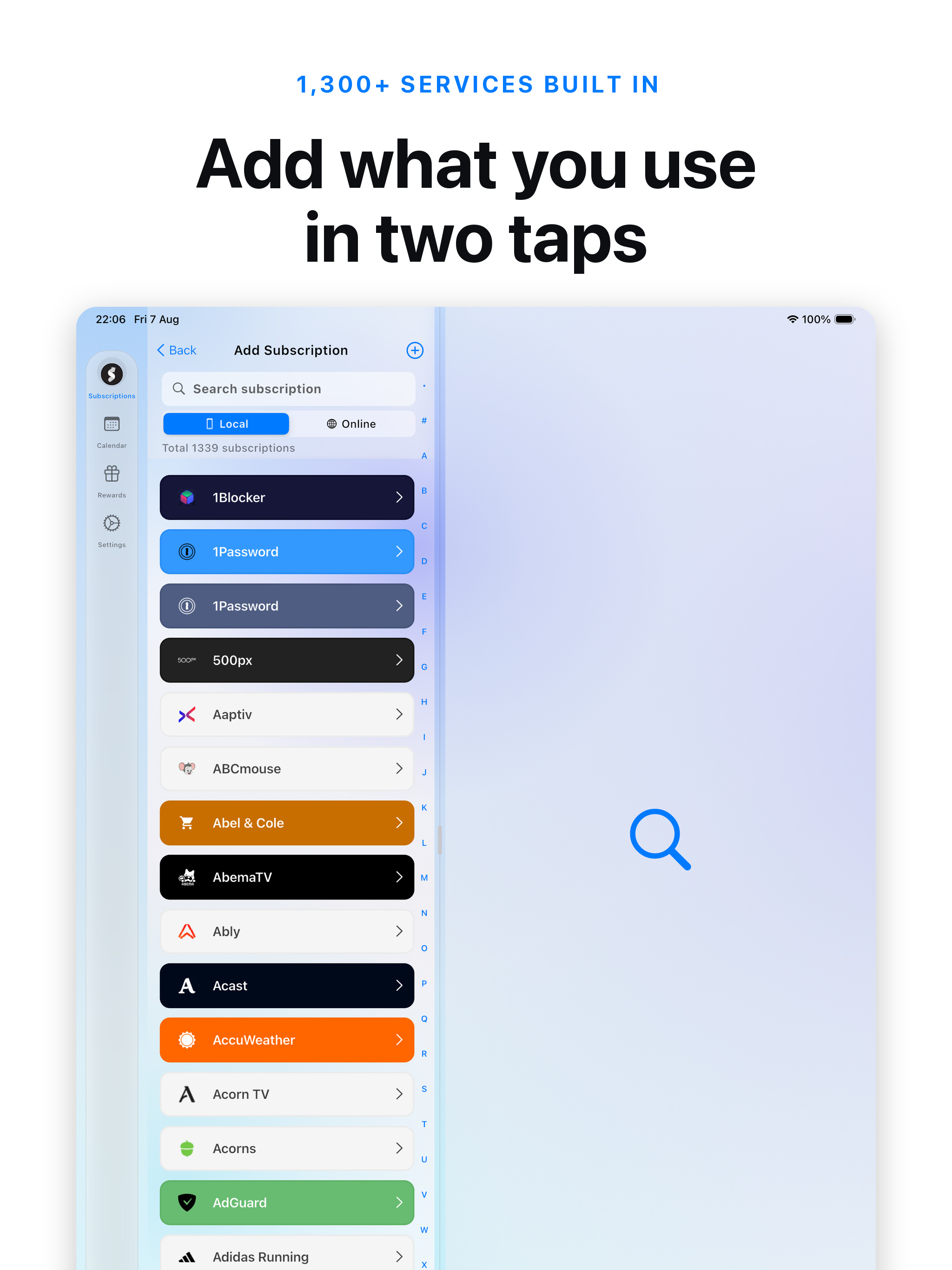 Subscriptions Manager screenshot 11