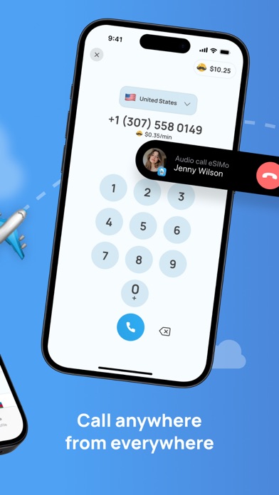eSIMo: Travel eSIM & Calls iPhone screenshot 2 - Travel app