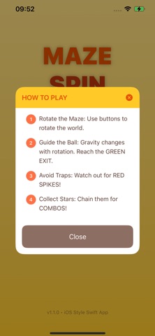 Maze Spin: Puzzle Adventure iPhone screenshot