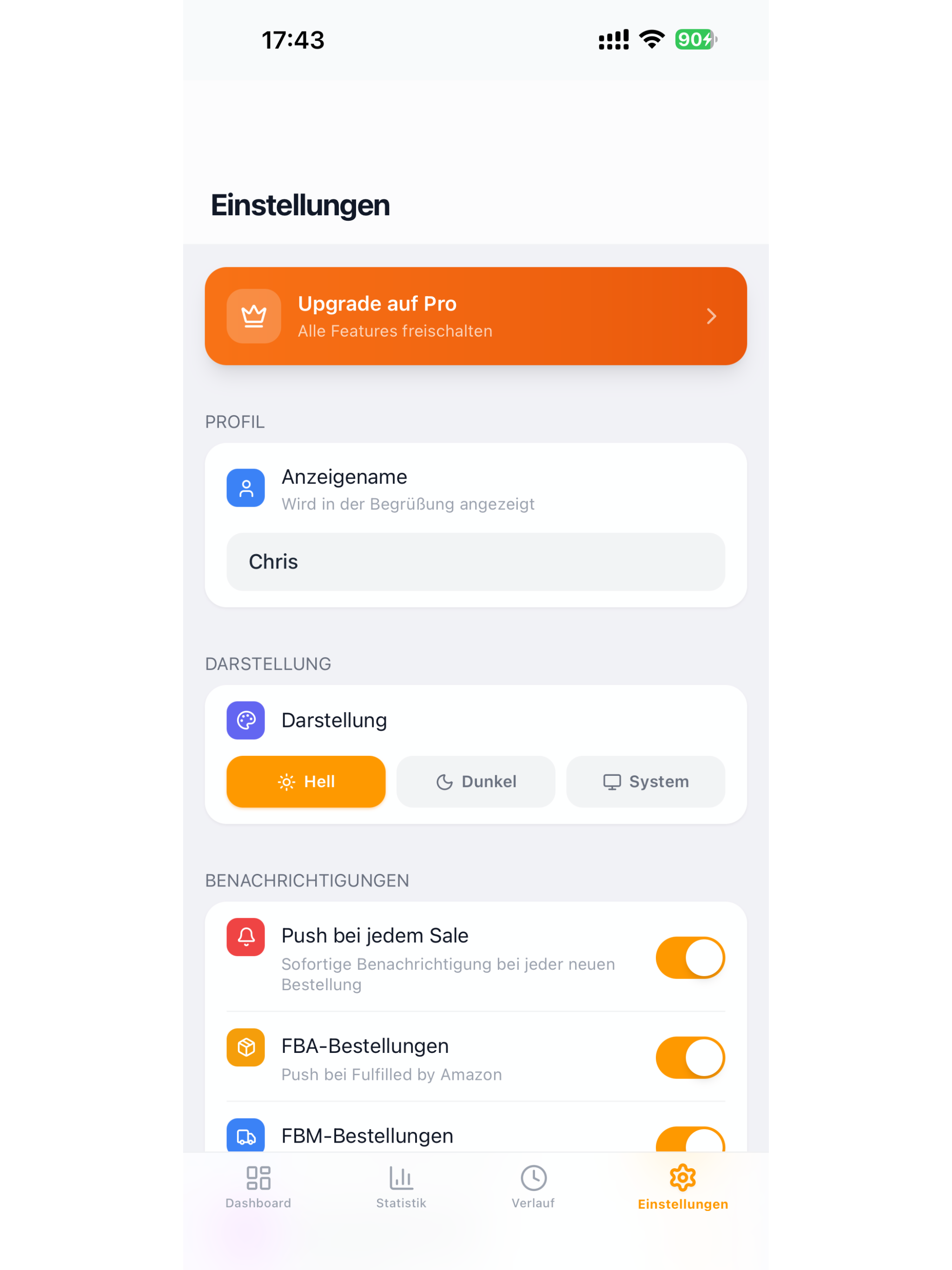 SalesPush — FBA & FBM Alerts