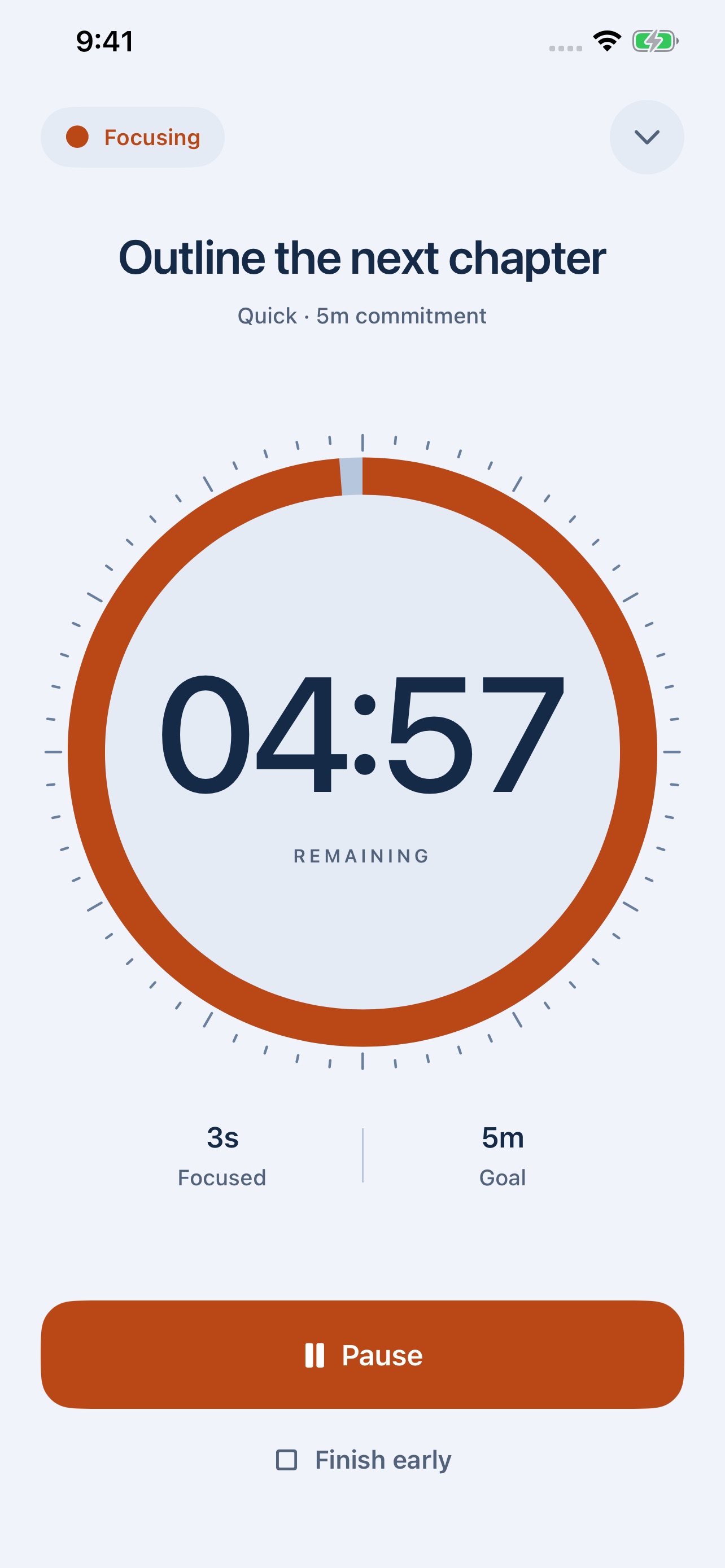 Screenshot 1 of FocusStride: Focus Timer