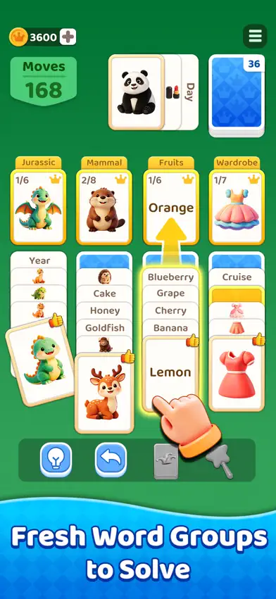 Word Solitaire Puzzle Game screenshot 5