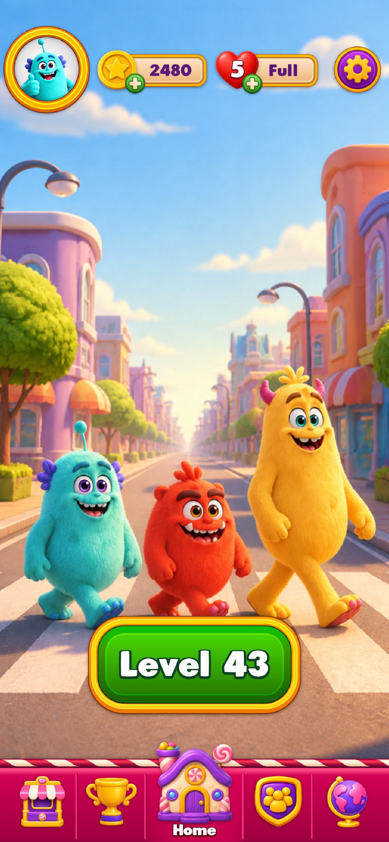 Screenshot 4 of Monster Trip! - Color Sort