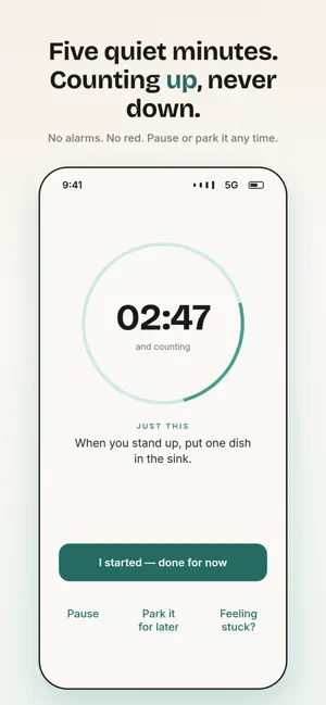 Inchworm: ADHD Task Starter screenshot 3