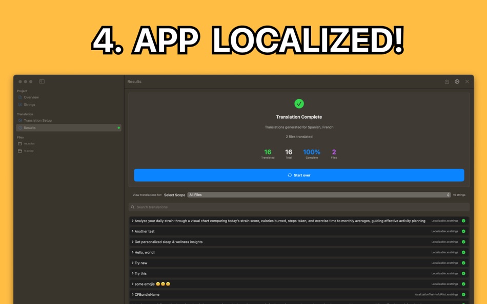 #5. LocalizeKit XCLOC AI translate (macOS) Podle: Martynas Narijauskas