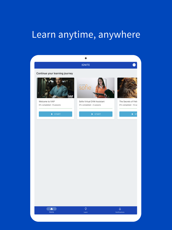 IGNITE Veterinary iPad screenshot 2 - Education app