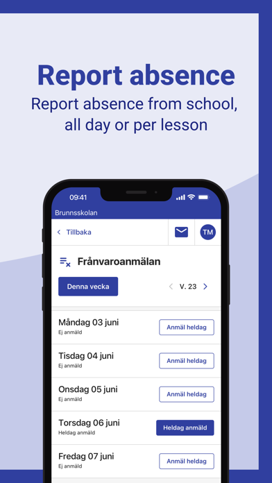 SchoolSoft Elev Screenshot
