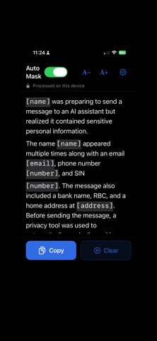 Im John Doe iPhone screenshot