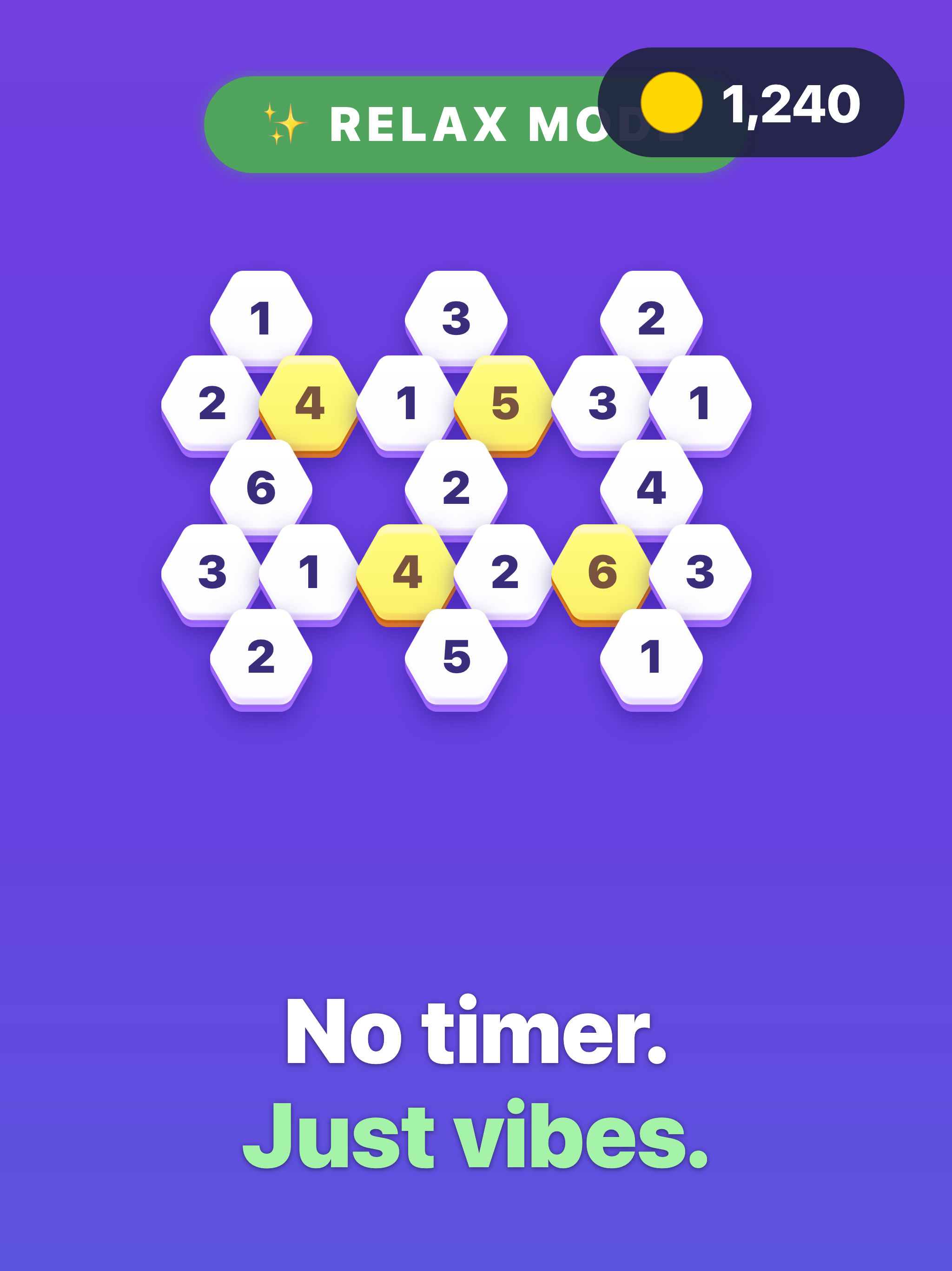 Tensy! Hex Number Puzzle