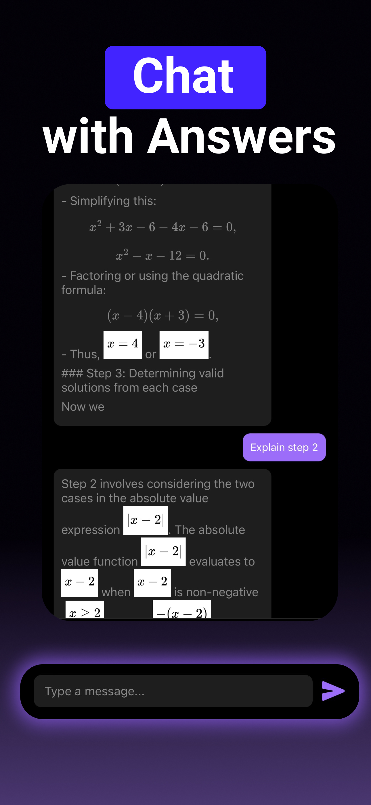 The math solver app : AI screenshot 7