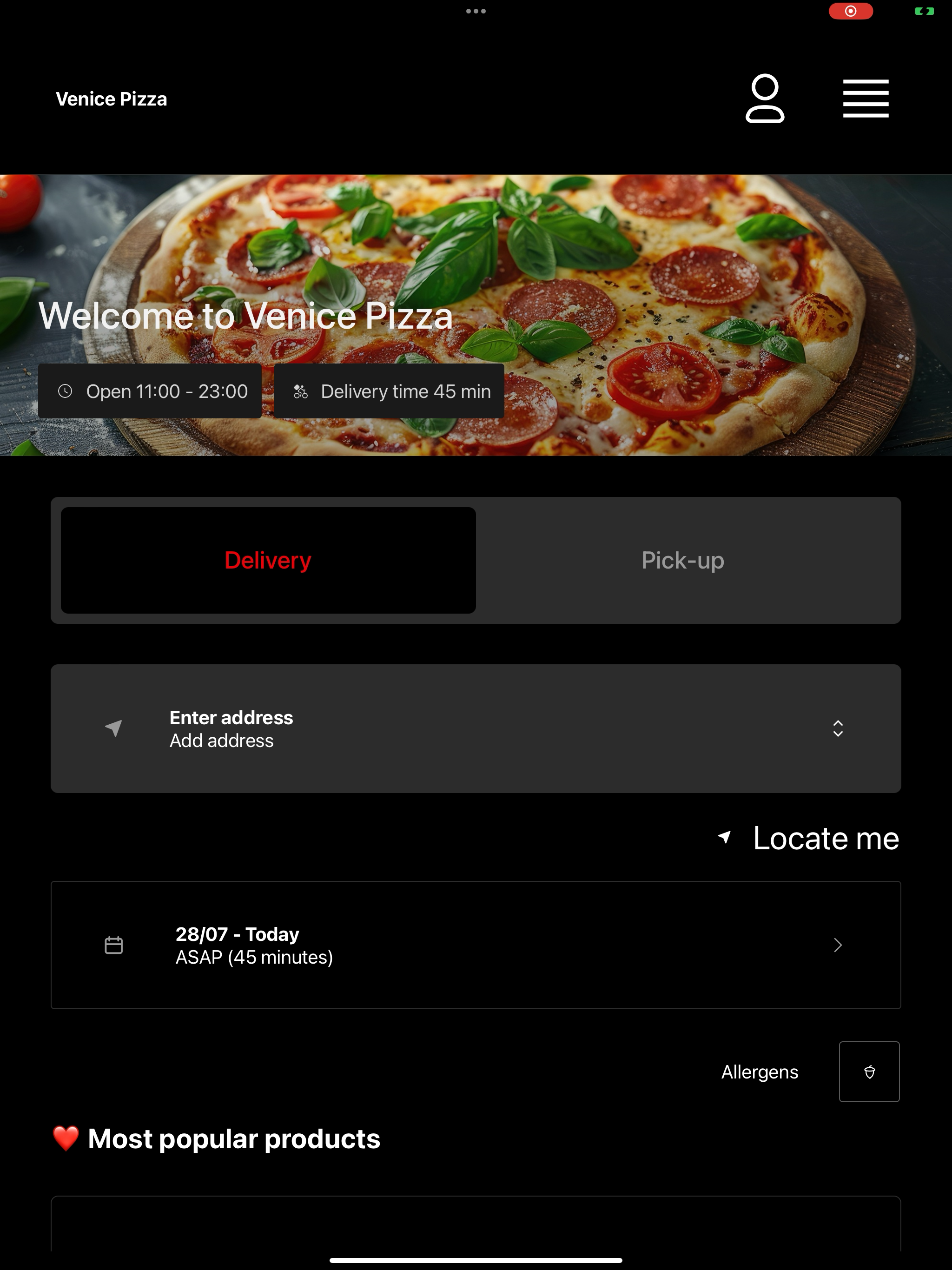 Venice Pizza screenshot 9