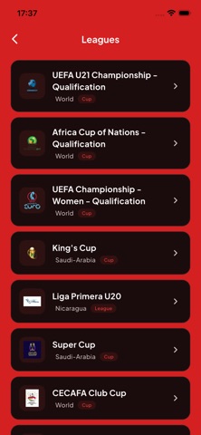 yacine tv pro : match score screenshot