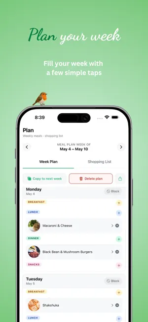Robin's Meal Planner screenshot 4