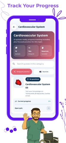 Nursing Exam: NCLEX, CNA, TEAS iPhone screenshot