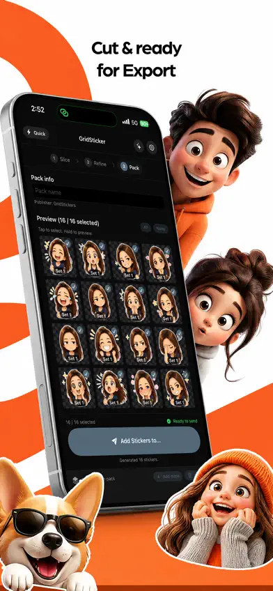 GridSticker - Sticker Maker screenshot 4
