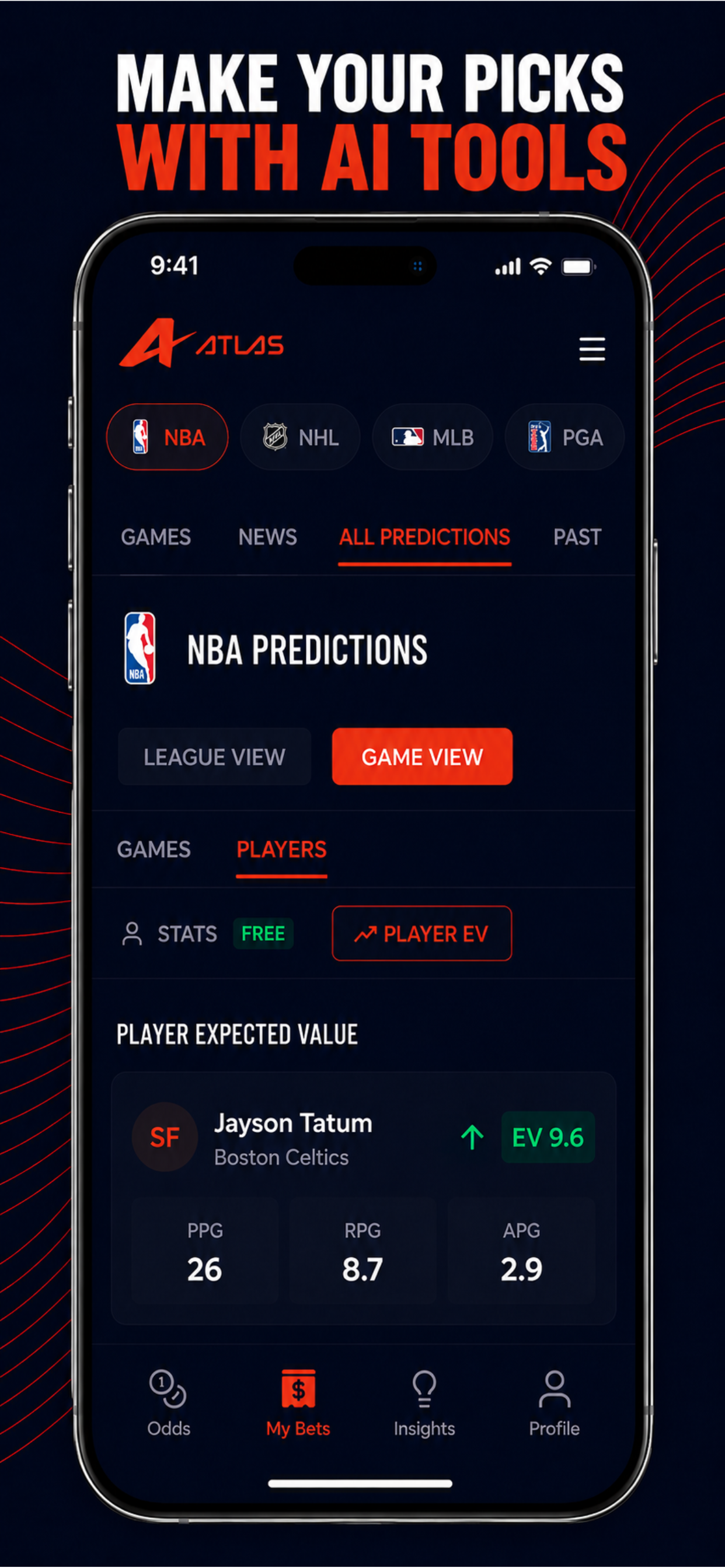 Atlas: Sports Betting and Odds screenshot 3