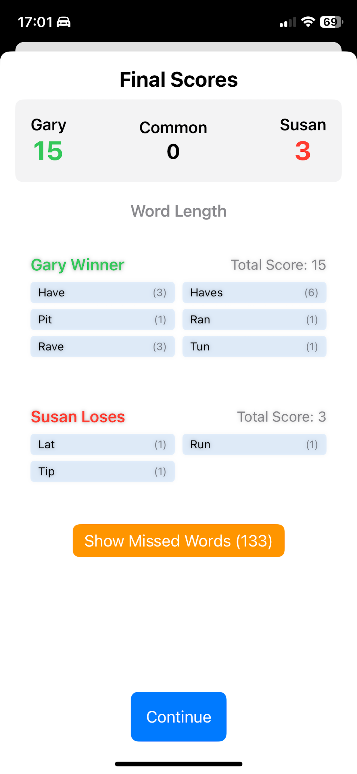 Spelling Dice screenshot 2