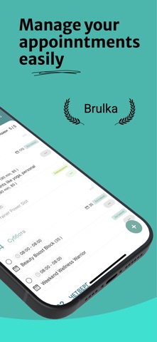 Brulka - запись клиентов iPhone screenshot