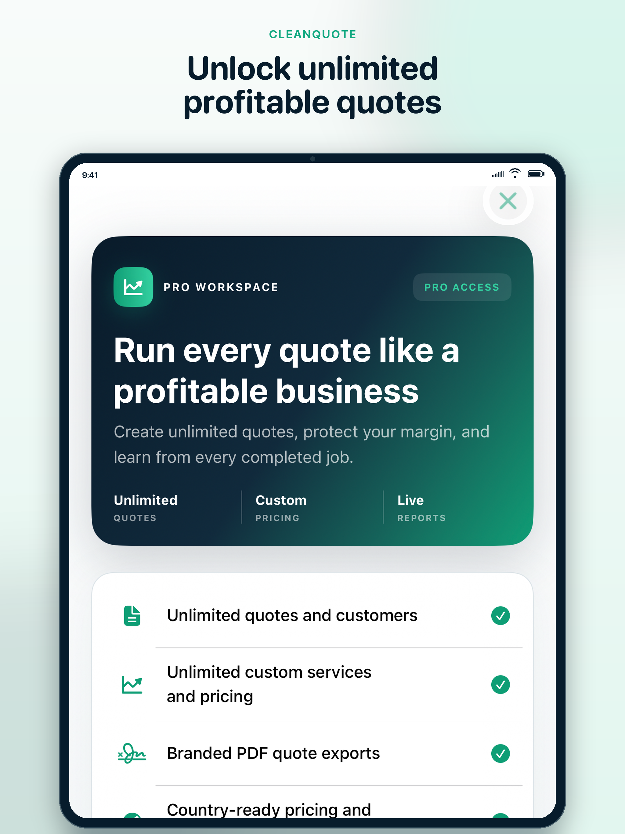 CleanQuote: Cleaning Estimates screenshot 11