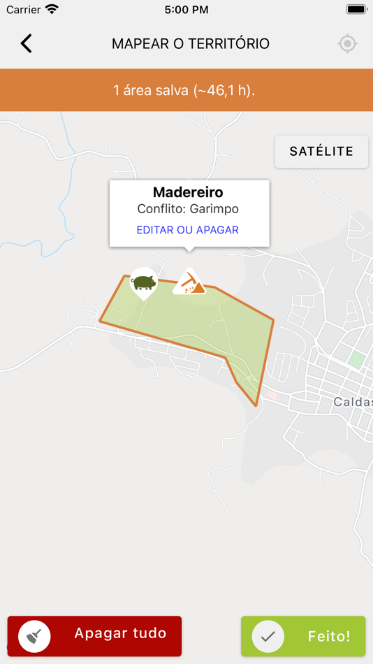 #2. Tô no mapa (iOS) By: Cooperativa EITA