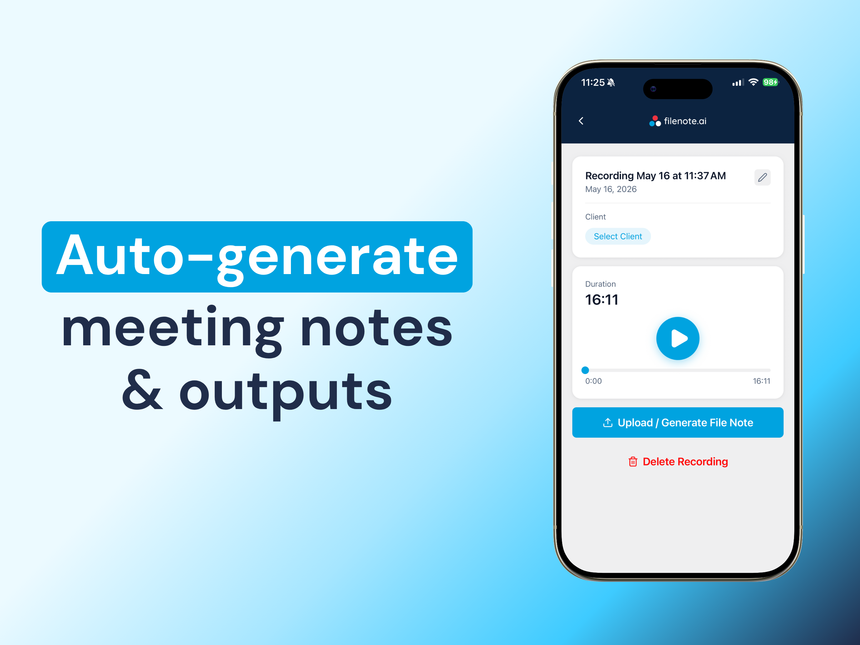 Filenote AI