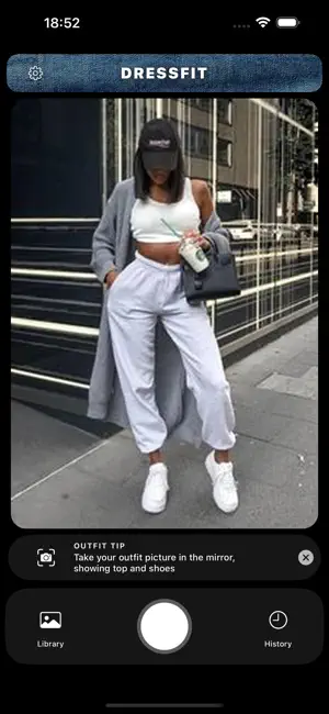 DRESSFIT: Outfit Rating & Tips screenshot 1