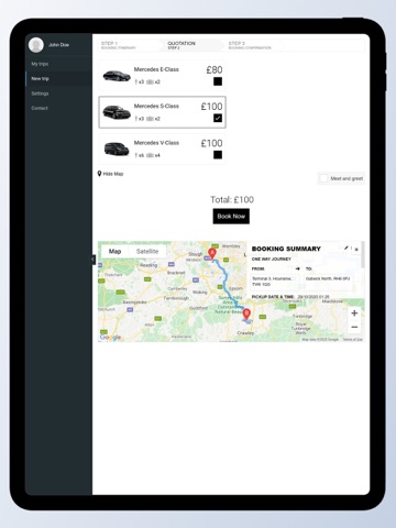 Signature Ride iPad screenshot
