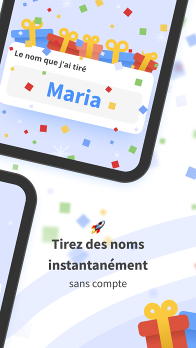 Screenshot #2 pour drawnames | L'app Secret Santa