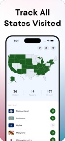 States Visited USA screenshot