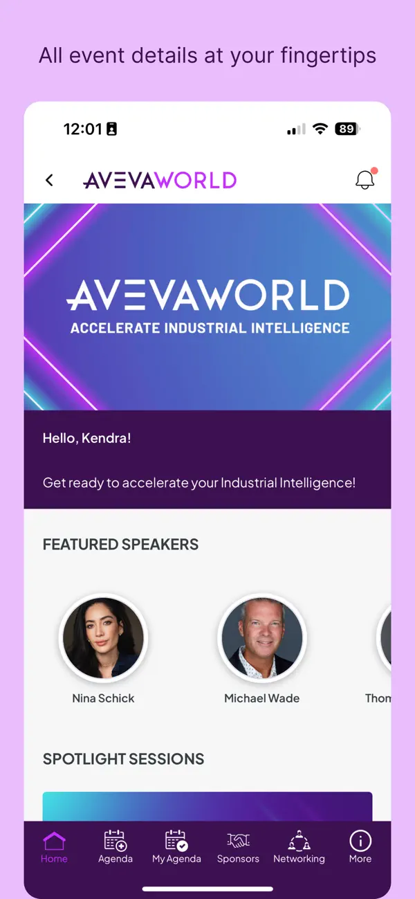 Screenshot #1 pour AVEVA Events